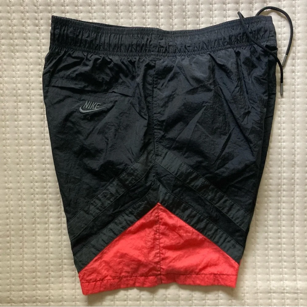 Nike Air Jordan Legacy Infrared Nylon Athletic Shorts Mens Large 8” Pockets - Picture 2 of 10